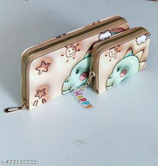 Perfect Combo Long & Small Wallet Printed Wallet ( Pack Of 2 )