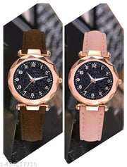 Very stylish Analog Watch for Girls & Women (pack of 2)