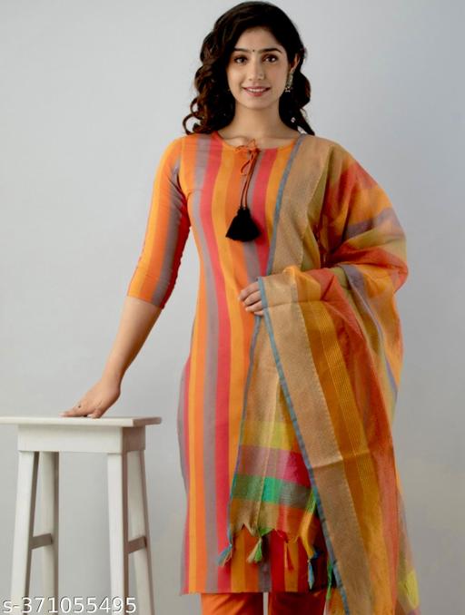 Kurti Set|Cotton Kurti Set|Kurti with Pant|Comfirtable Women Cotton kurti set|Women Round neck kurta set|Women Kurta set|Pure Cotton Kurti|Daily Use cotton Kurti|Kurti Pant Dupatta Set|Kurti Sets under 300|Kurti Sets under 400|Kurti Sets under 500