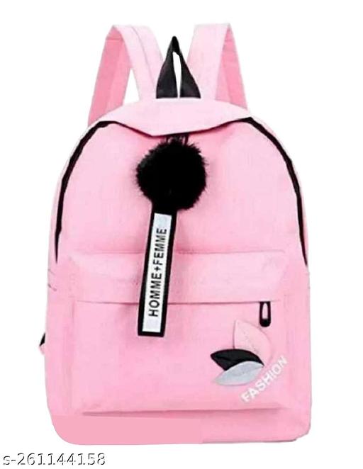 Medium 25 L Laptop Backpack Fashion Backpack for Girls  (PINK) Pack Of 1PC