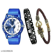 HRV Men Wrist Watch With Bracelet