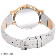 Flower Designer Leather Women's and Girl's Watch Analog Watches And Free Gift
