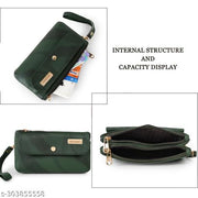 WILDAUK  Casual, Formal, Party Green Attractive Clutch