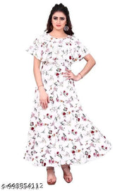 Polyster/Crepe fabric-Kurti for Women