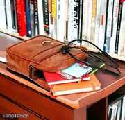 Stylish Professional Casual Synthetic Leather Unisex Bag/Shoulder Bag for Men/Travel Bag/Cross Body Bag/Office Business Bag/Messenger Bag/Stylish Sling Bag for Men & Women
