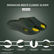 Bersache  Lightweight Stylish SLIDERS With High Quality Sole For Men (green-6146)