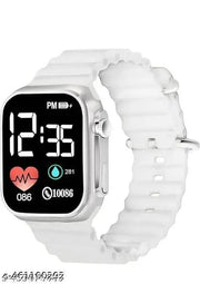 Black+White 2qty ultra combo digital watch men & women