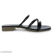 Striped Flat Sandals for Casual and Daily Wear