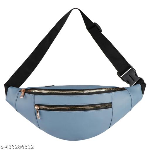 Nice Purse Classic Chest Crossbody Fanny Pack | Waist Pouch | Bum Bags (W.B-008-SkyBlue) Waist bag  (SkyBlue)