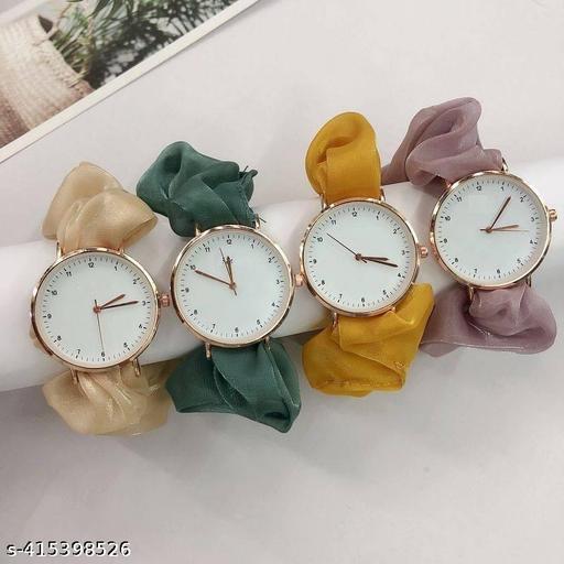 Unique scrunchie watches for women