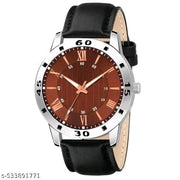 Yolako Brown Copper Romen Leather Analog Boy and Men Watch
