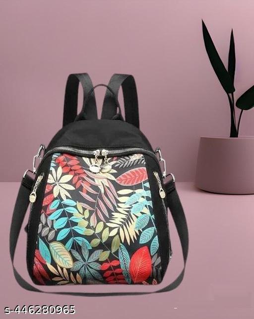 Bag for Girls. Black backpack for women. More Volume, 3 zips, Stylish & Trendy College Bags for Girls, Water Resistant, Lightweight Bags for Office, Travelling.