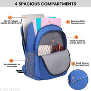 Medium 30 L School College Bag Laptop Backpack | Light Weight & Strong Stitches (Waterproof)