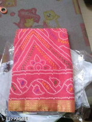 pranjal printed bandhani saree_baby pink