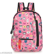 Backpack School Bag For Travel With Bottle Compartment | Trendy Water Resistant High Storage Bag For Men & Women | Boys & Girls Laptop Printed Backpack For College Gift