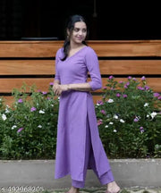 New Purple Kurta and Pent