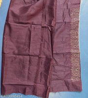 Women's Hot Fixing  Poly Georgette Saree with Unstitched   PARTYWEAR SAREE