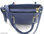 Elegantt Blue Color Women Handbag