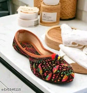 AA FASHION BLACK COLOR EMBROIDERED CASUAL WEAR ETHNIC WEAR JUTTIS FOR WOMEN AND GIRLS,ETHNIC WEAR, CASUAL WEAR, BRIDAL WEAR,DESIGNER JUTTIS,JUTTIS,MOJARIS,SANDAL,WOMEN FOOTWEAR