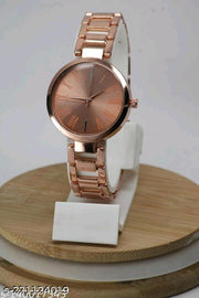 Best Quality Ethnic Solid Dial Metal Analog Watches for Women