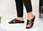 REEV MEN BLACK BROWN SANDAL SLIPPER FOR MEN