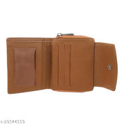 Wildauk 
Women Beige Artificial Leather Wallet  (5 Card Slots)