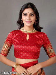 Kanooda Prints Fancy Women's Mysore Art Silk Printed Sarees.