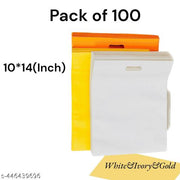 CARRY CLOUD Eco-Friendly Non-Woven D-Cut Bags: Celebrate in Style, Lightweight carry bags (Pack of 100)