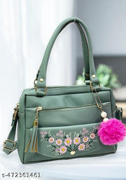 Magnifique Green Sling Bag - Sleek, Stylish, and Functional
