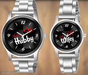 Skylark Hubby & Wifey watch Dial Stainless Steel  Analog watch Analog Watch - For Couple