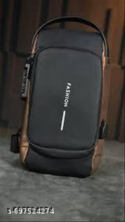 Unisex Crossbody Sling Bag Chest Backpack Men's Shoulder Bag, Travel Handbag, Hard Shell Anti-Theft Chest Bag