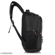 Size: M (15-30L) MINICRAFT- Black Backpack/HACKER LEASER RED WITH 2 SECRET POCKETS