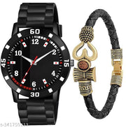 HC HARMI CREATIVE Staylish Modern Men Watches with Bracelate