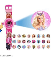 Digital 24 Images Cartoon Projector Watch for Kids, Unisex Toy. (Also Used as Birthday Return Gift) (Barbie)