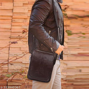 Pu Leather Shoulder Bag for Men