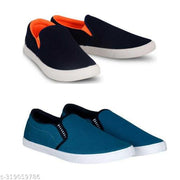 Pack of 2-2s combo shoes for men| black red-blue black- t blue combo shoes in color| comfortable and walking shoes for men