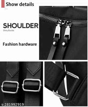 Women's Classic Backpack For College Office Travelling Trending Bag( Black )