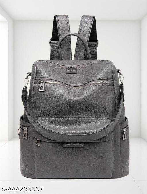 Bohobuzz Backpack Purse for Women Convertible Travel Vintage PU Leather Bag(Backpack,bag,backpack for women women bag fashion,stylish)