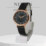 New Ethnic Solid Embossed Designer Leather Belt Analog Watches for Women Watches for Girls
