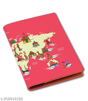 Fashionduet Printed Passport Case/Card/Travel Document Holder for Travel Use,Passport Cover Holder Sleeve,Passport Wallet Leather Brown