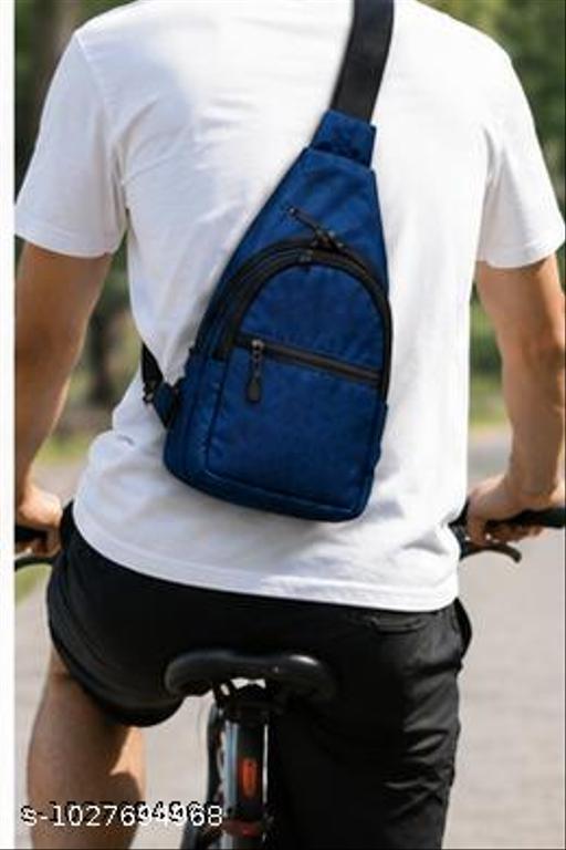 Premium Blue Crossbody Sling Bag for Men & Women