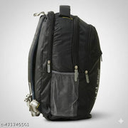 KUN spacy comfortable 4th to 10th class casual college Waterproof School Bag Waterproof School Bag (GREEN BLACK 35L)