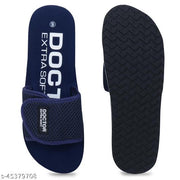 DOCTOR EXTRA SOFT D-17-WOMEN-CUP-NAVY Women's Adjustable Strap Orthopaedic Diabetic Comfort Daily Use Slippers & Flipflops