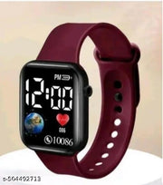 New Classy Brown Colour Digital LED Watch ( Boy & Girl )