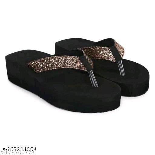 Women flip flop slipper  best quality  Gold colour