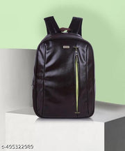VENEER  Casual Vegan Leather Neon Tech Business Office College Travel Unisex Backpack