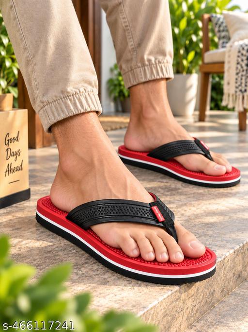 Ortho + Rest Doctor Orthopedic Slippers for Men | Anti-Skid Flip Flops with Acupressure Massage Footbed | Extra Soft and Comfortable Doctor-Recommended Chappal for Pain Relief
