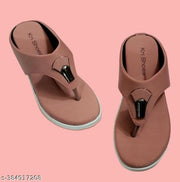 letest casual woman pink wedges