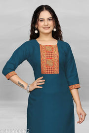 stylist kurti with work
