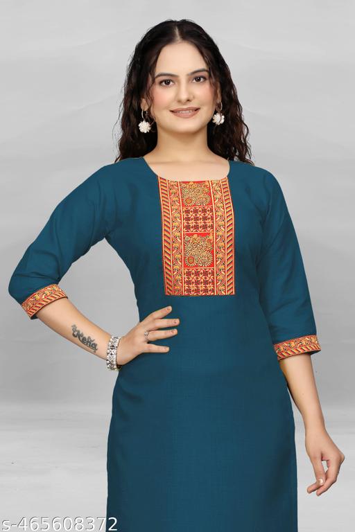 stylist kurti with work